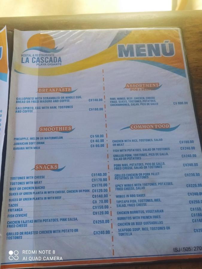 La Cascada Hostel & Restaurant Rivas Kültér fotó